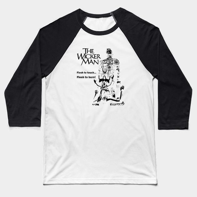 1973 British folk horror film Baseball T-Shirt by yasine-bono